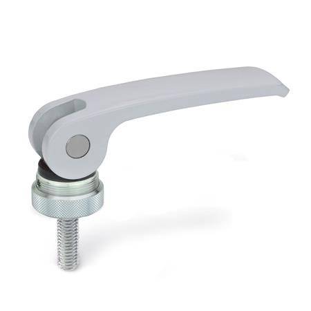 EXZENTERSPANNER, HEBEL SILBERN KU-BESCHICHTET