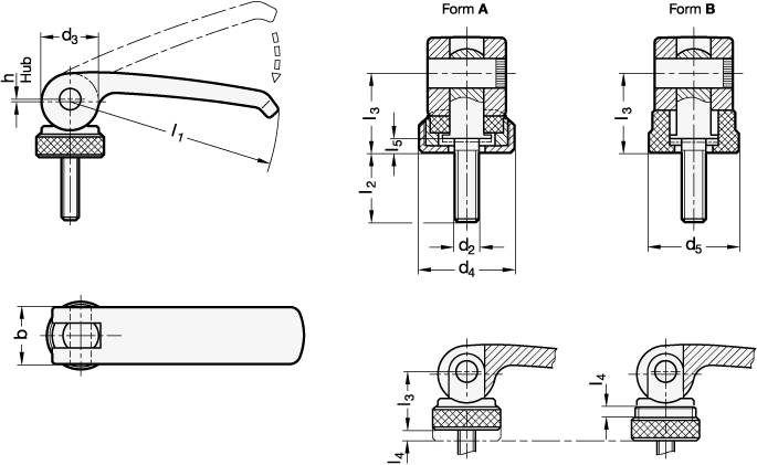 EDELSTAHL-EXZENTERSPANNER, AUFLAGESCHEIBE STARR