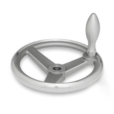 EDELSTAHL-HANDRAD MIT FESTEM BALLENGRIFF