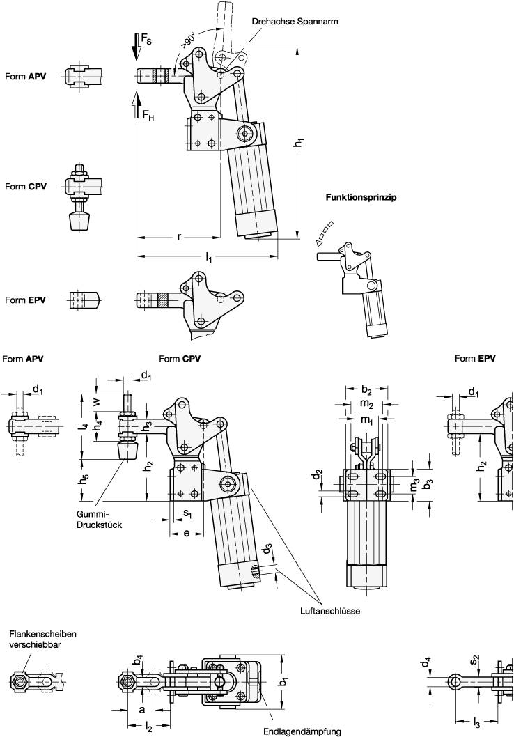 SCHNELLSPANNER, PNEUMATISCH, MIT MAGNETKOLBEN