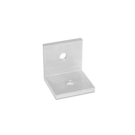 Montage-Winkel gleichschenklig 30 x 30 x 30, Aluminium