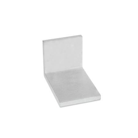 Montage-Winkel ungleichschenklig 30 x 45 x 60, Aluminium