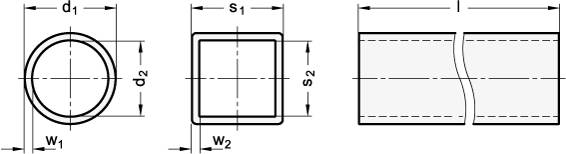ALUMINIUM-ROHR ELOXIERT