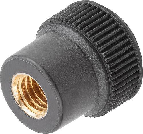 RÄNDELKNOPF, D1=13 D=M04, H=13,5