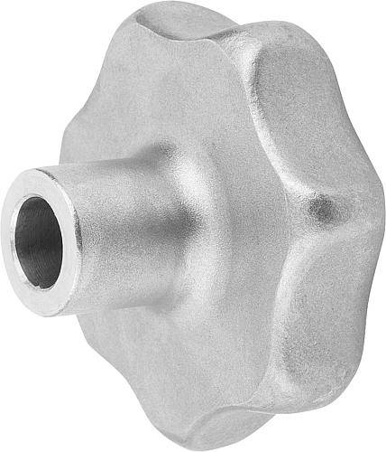 Sterngriff Ø 32, 6H7, Form C - mit Sackloch, DIN 6336, Edels