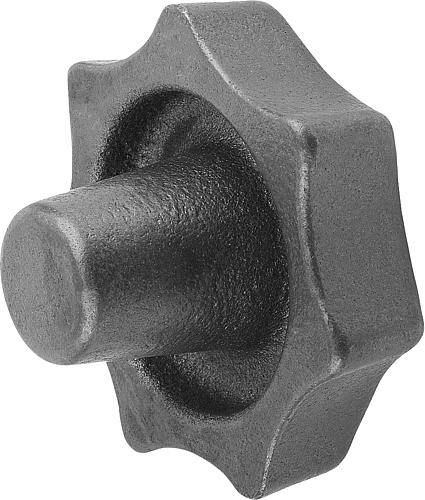 Sterngriff Ø 32, Form A Rohling, gleitgeschliffen, Grauguss,