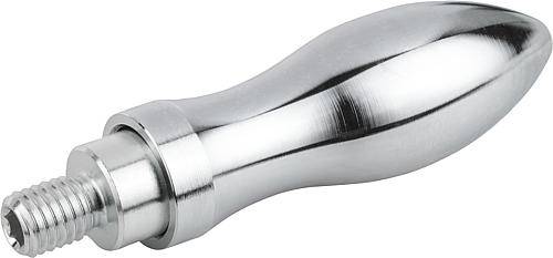 Ballengriff drehbar Ø 25 x 83 mm, M10, Form E, Stahl verzink