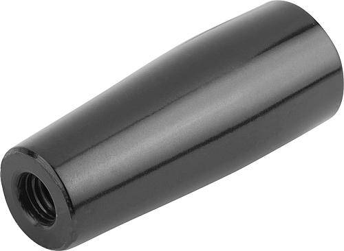 Konusgriffe 17 x 61, M8, Form C mit Innengewinde, Duroplast,