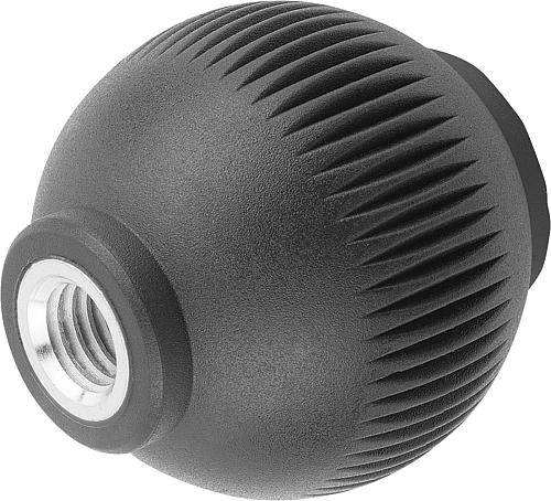 Griffkugel Ø 40, M10, schwarzgrau