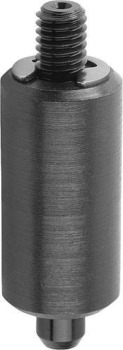 Arretierbolzen 8, 18h9 ohne Bund, Form N - mit Gewindezapfen