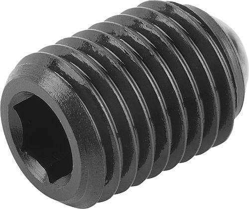 Kugeldruckschrauben M10x1 x 13,7 mm, ohne Kopf mit Feingewin