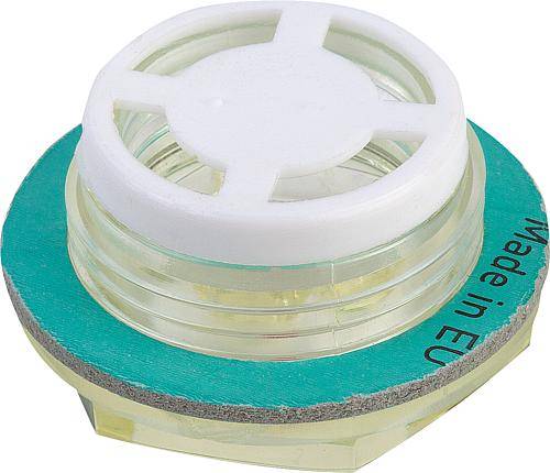 Ölschauglas 74, G2, Form B mit Reflektor, Thermoplast