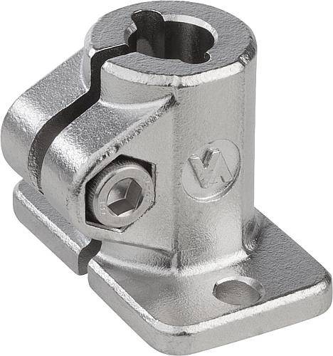 Rohrverbinder Fuß Ø 18,1 mm, Form A, Edelstahl