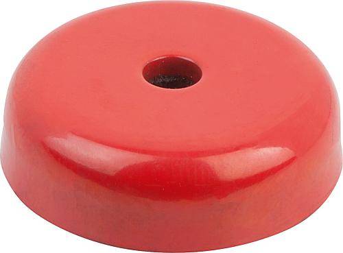 MAGNET FLACHTOPFMAGNET ALNICO, RUND, KOMP:STAHL, KOMP:ROT, D