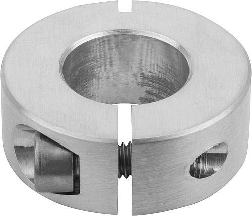 Klemmring geschlitzt Ø 30 mm, Ø 54 mm, Aluminium