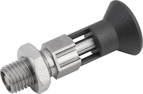 Arretierbolzen Ø 6 mm, M12x1,5, Form D