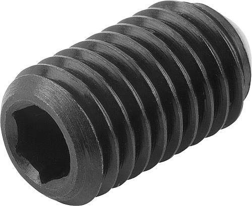 Druckschrauben LONG-LOK gesichert, M6x10,8, Stahl