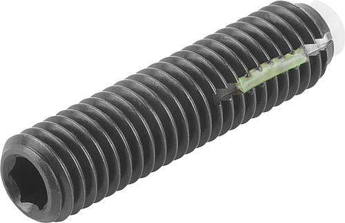 Druckschrauben LONG-LOK gesichert, M8x13,6, Stahl