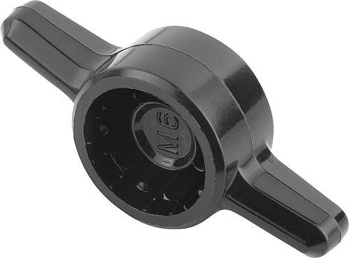 FLÜGELGRIFF H=12,5, A=45 THERMOPLAST,