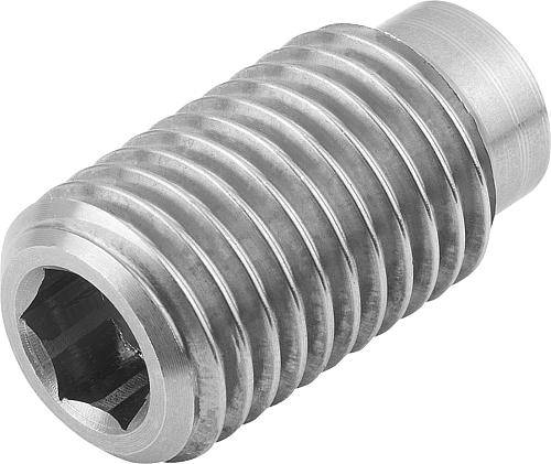 Aufnahmebuchsen 10, M24, für Kugelsperrbolzen, Edelstahl