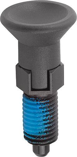 Arretierbolzen 8, M16x1,5, Form CP mit Rastnut, ohne Konterm