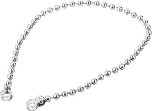 Kugelkette 1000 mm, Form A, einfache Ausführung, Edelstahl