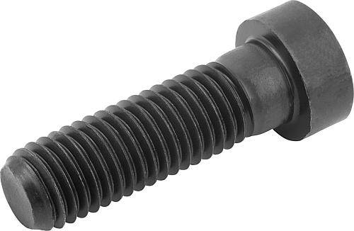 Zylinderschraube M8 x 40 mm, 10.9, schwarz, niedriger Kopf,