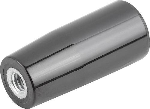Konusgriffe Ø 28, M8, Form E mit Innengewinde, Duroplast, sc