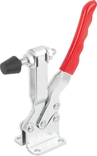 SCHNELLSPANNER STANDARD L=295,6, FORM:D STAHL, FUß WAAGRECHT