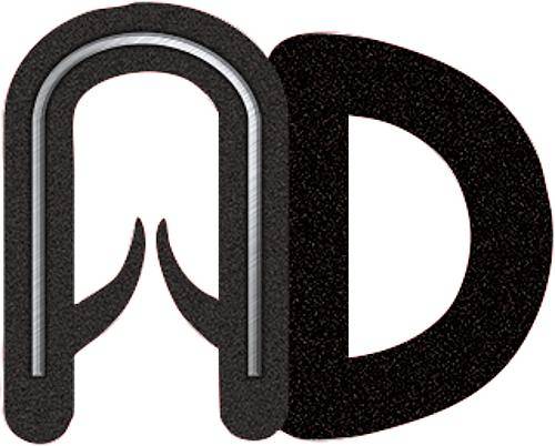 KANTENSCHUTZ-DICHTPROFIL MIT DICHTUNG 2000X7X10, FORM:F, PVC