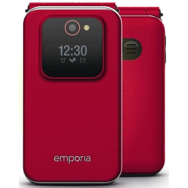 Emporia Joy red v3 Großtastenklapp - 1.300 mAh - 7,11 cm