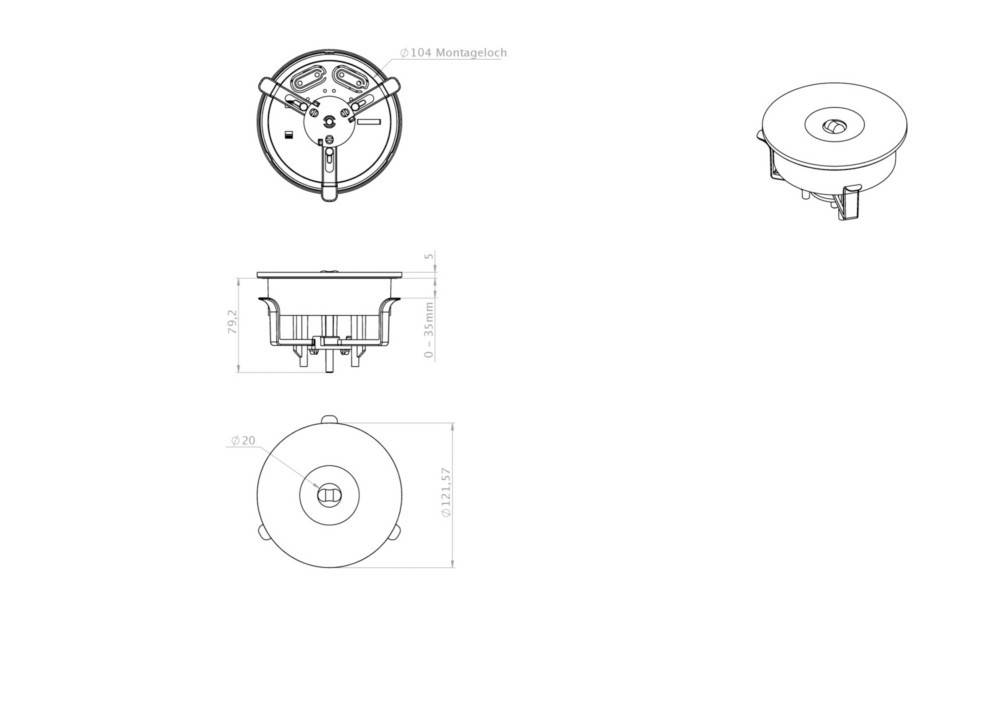 RP-Technik LED-Sicherheitsleuchte ILEL428WL