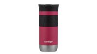 CONTIGO Thermobecher Byron 2.0 SNAPSEAL 470ml Dragon Fruit, Schwarz, Rot, Edelstahl, 6 h, 12 h, 470 ml, 83 mm