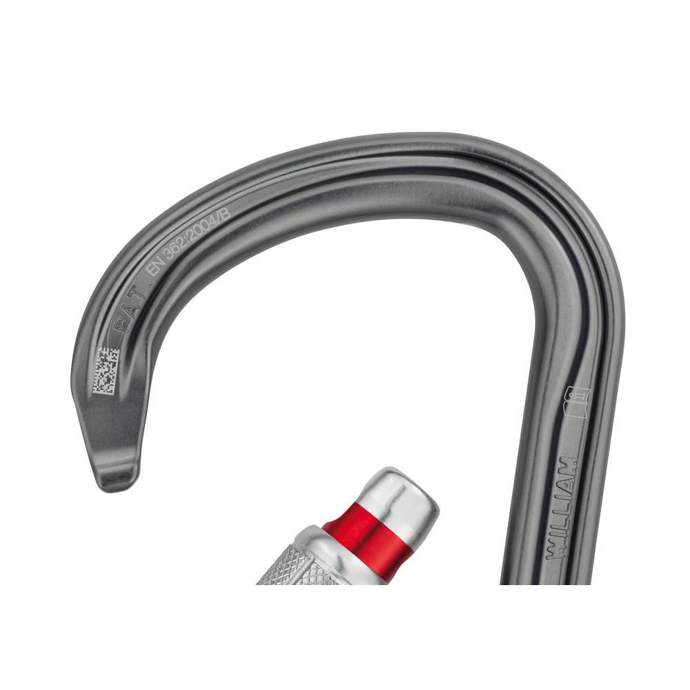 Petzl Aluminium-Karabiner WILLIAM, Screw-Lock