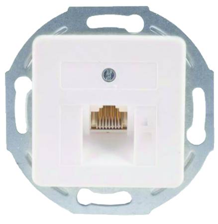 PUAE Anschl. 1xRJ45 8(8) UP rw Zentralpl