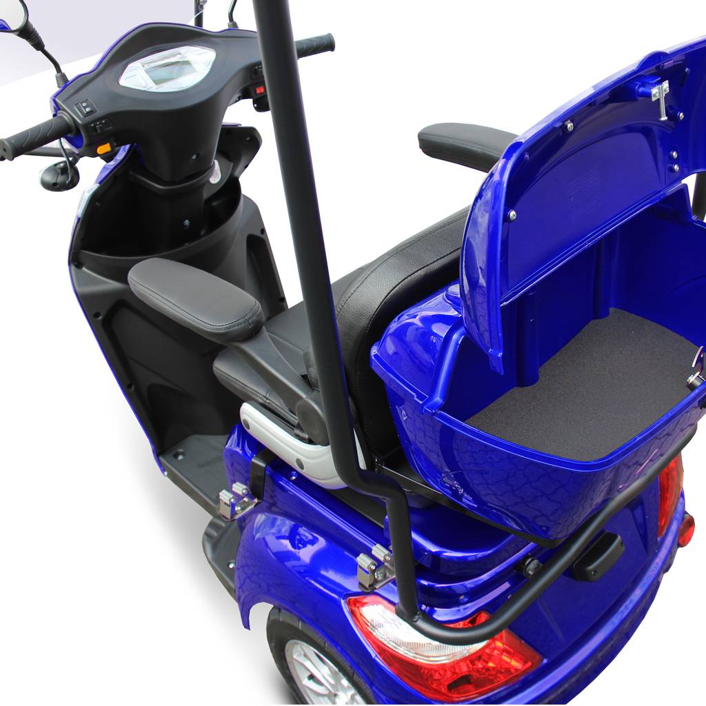 ECO ENGEL 501 Blau Elektro Dreirad Seniorenmobil 25 km/h mit Dach