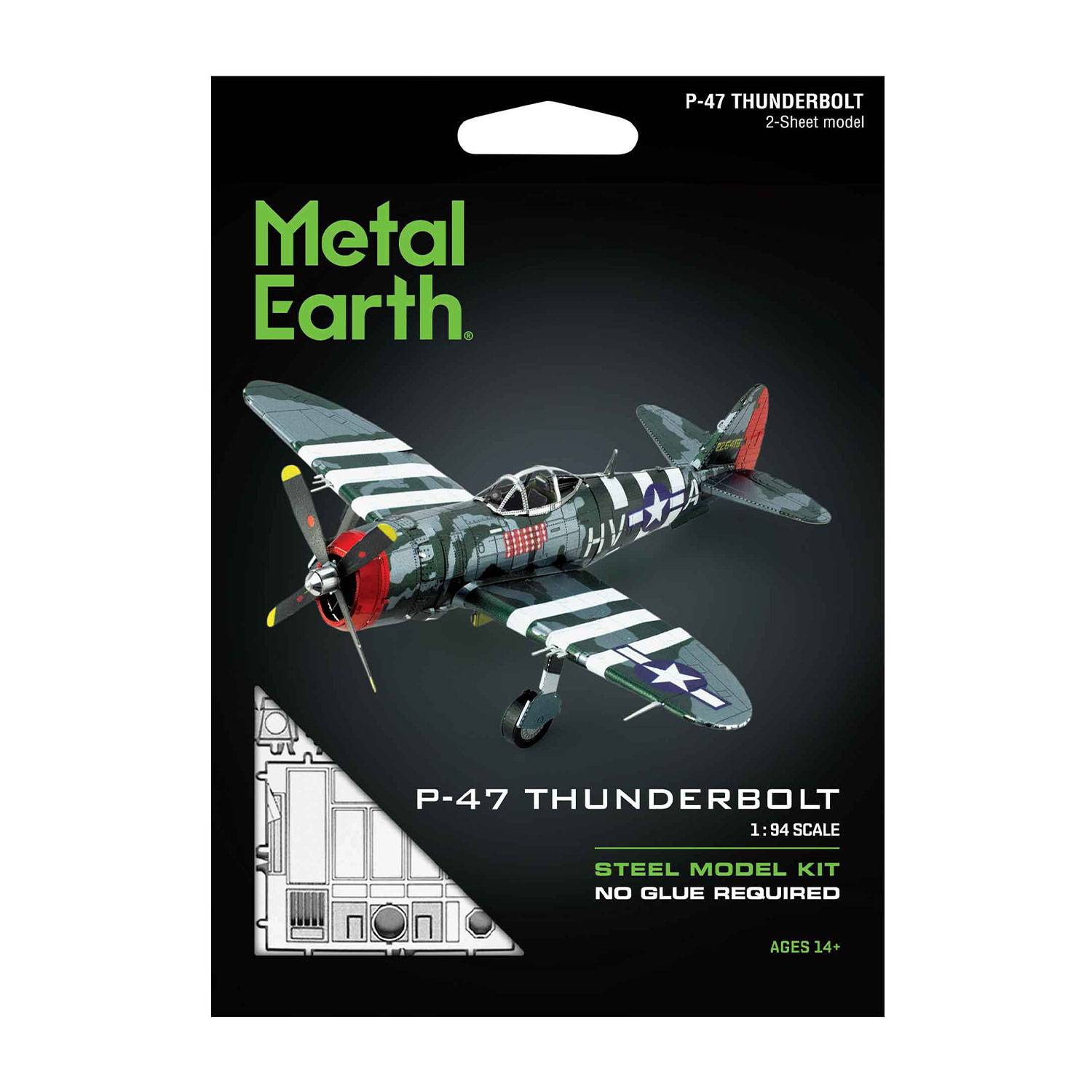 Metal Earth Metal Earth Bausatz Thunderbolt P-47