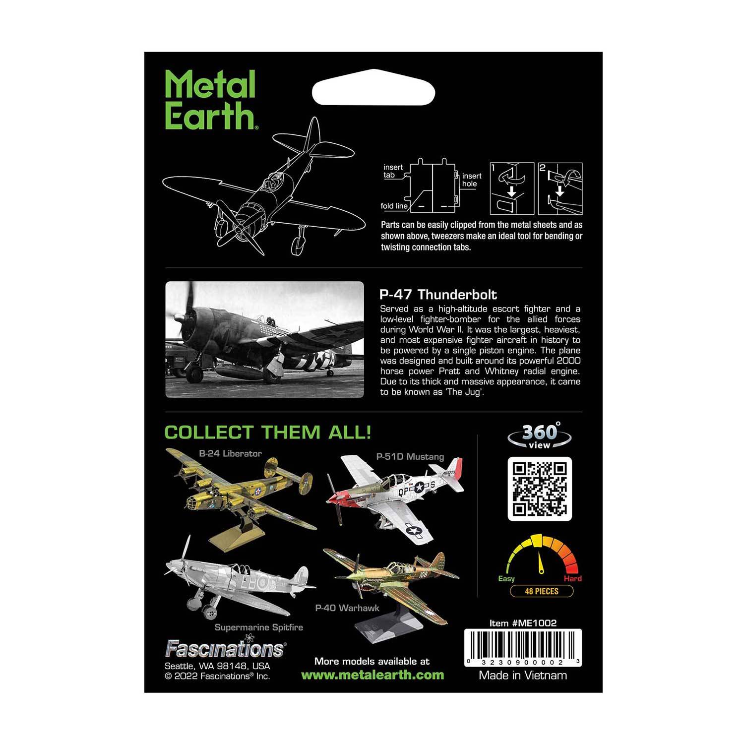 Metal Earth Metal Earth Bausatz Thunderbolt P-47