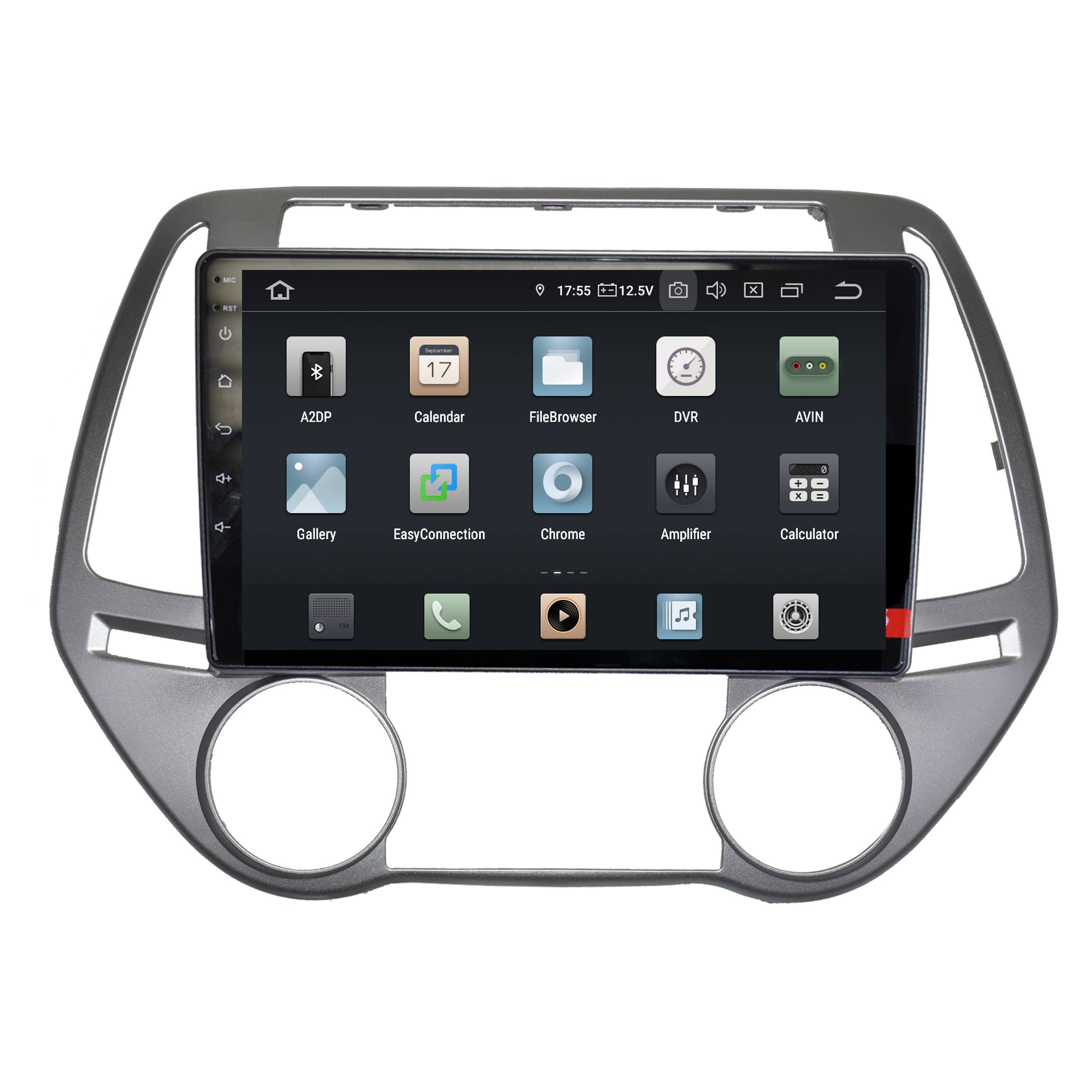 Für Kia i20 12-14 9"Touchscreen Android Autoradio GPS Navi CarPlay AndroidAuto