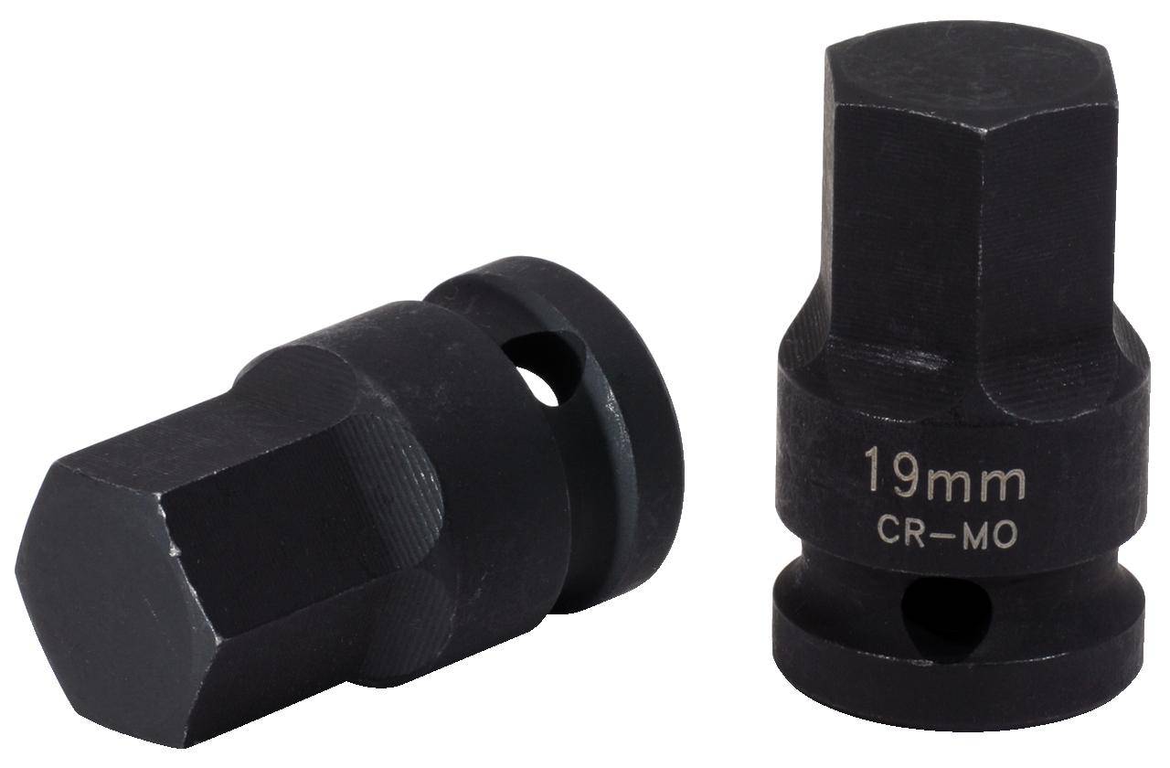 KS TOOLS 1/2" Kraft-Bit-Stecknuss, Innensechskant, 19mm