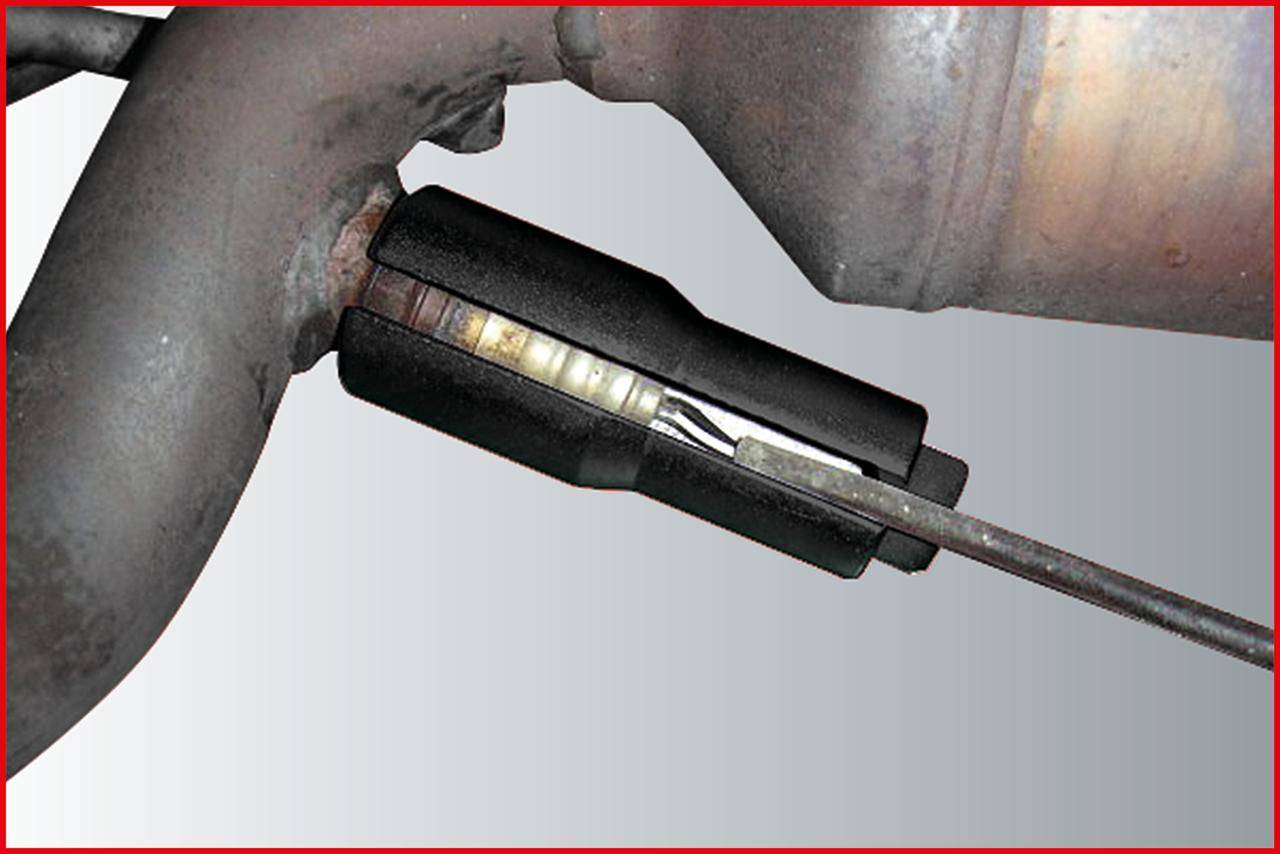 KS TOOLS 3/8" Lambdasonden Stecknuss, tief, geschlitzt, 22mm