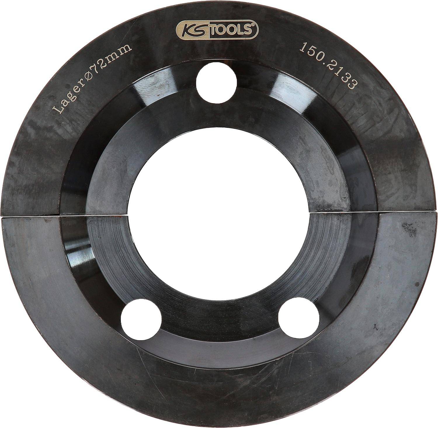 KS TOOLS Halbschalenpaar schwarz, fr Lager 72mm