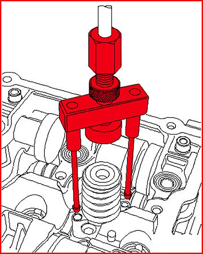 KS TOOLS Injektor-Düsen-Auszieher-Satz für VAG, 24-tlg