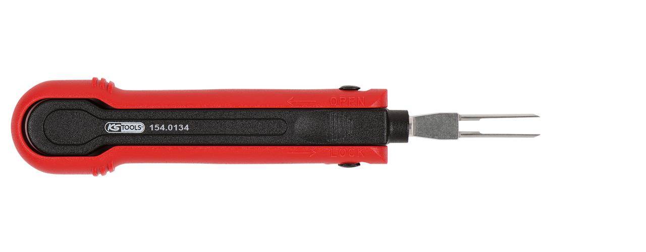 KS TOOLS Entriegelungswerkzeug für Flachstecker/Flachsteckhülsen 9,5