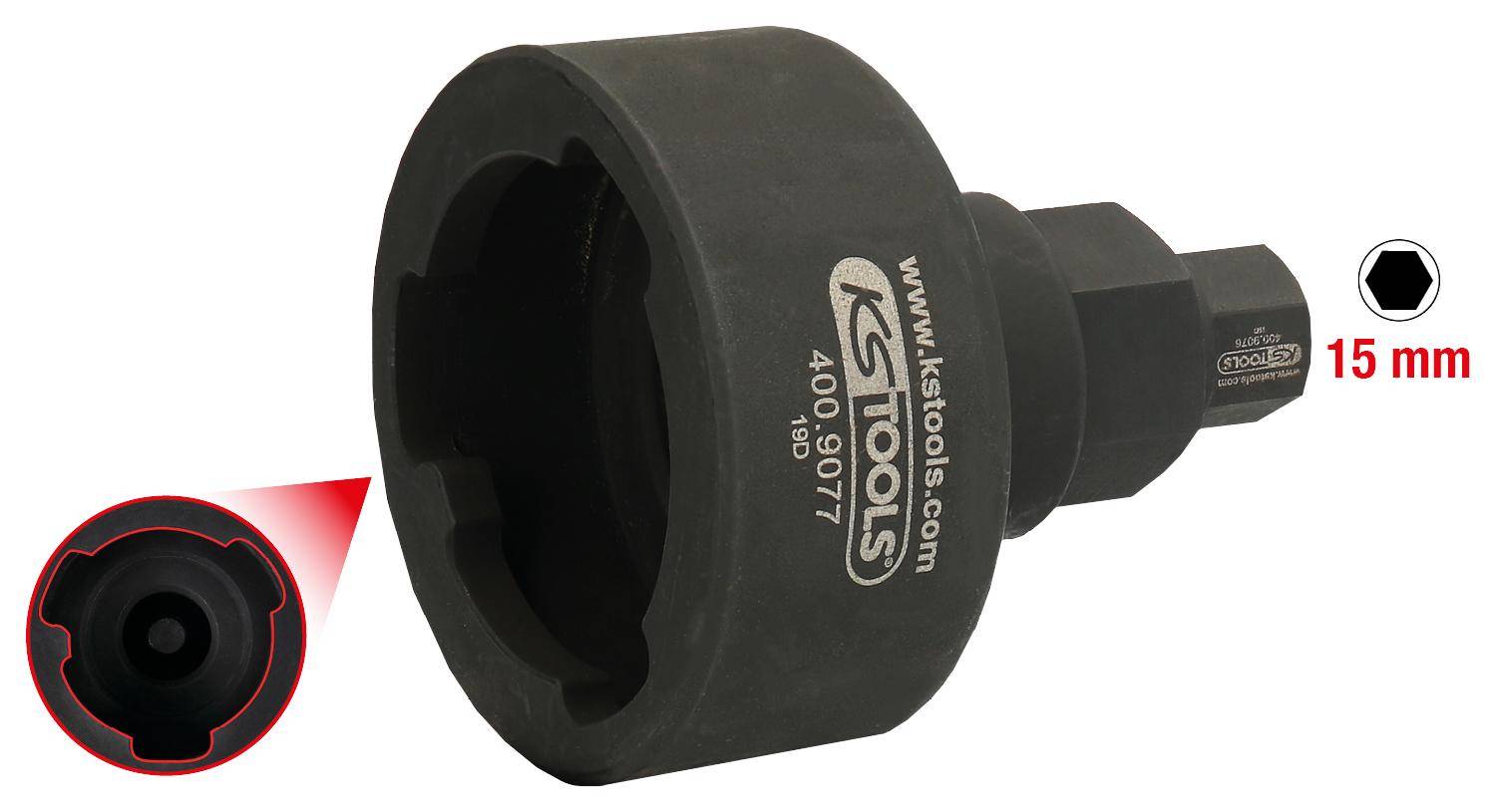 KS TOOLS Hochdruckpumpenrad-Abzieher für VAG, 2-tlg