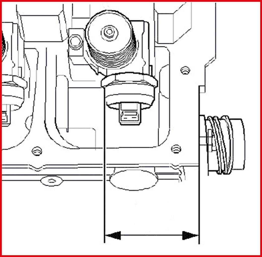 KS TOOLS Pumpe-Düse Einstelllehre, 4 Zylinder