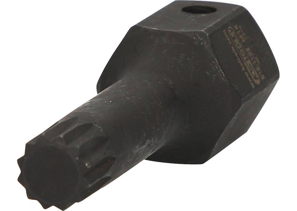 KS TOOLS 1/2" DUODRIVE Spezial-Kraft-Bit-Stecknuss XZN, M14,78mm lang