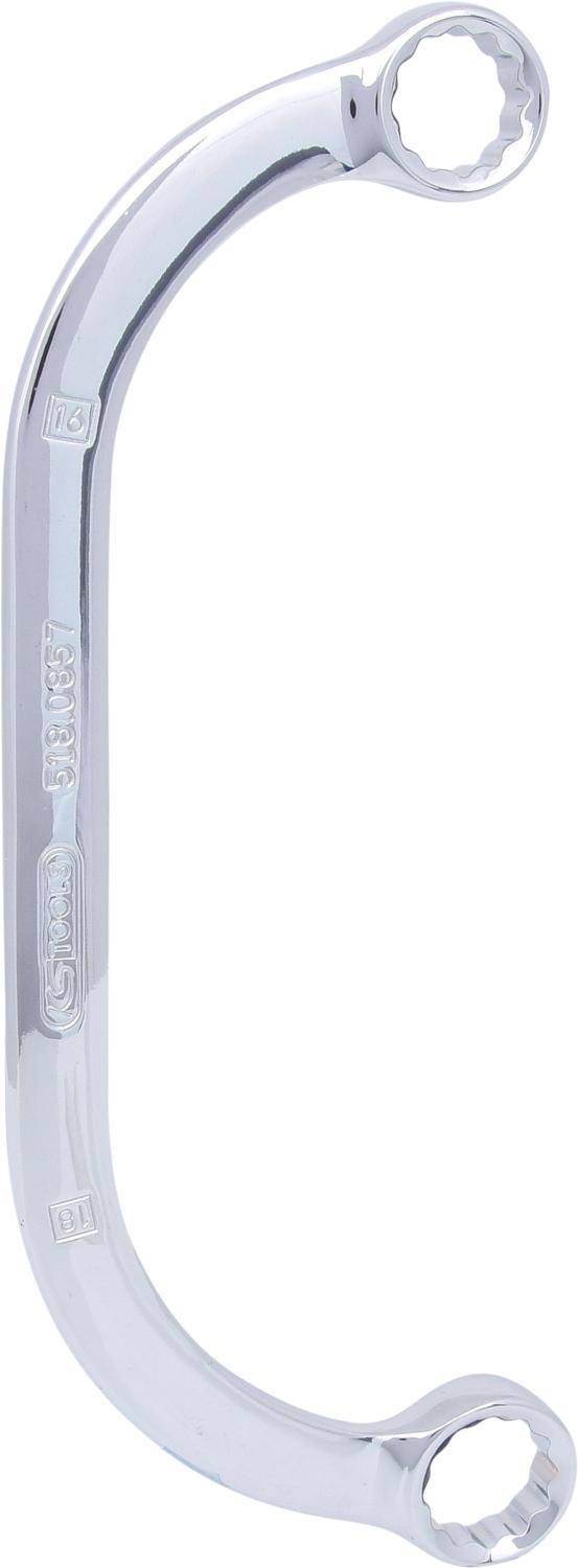 KS TOOLS CHROMEplus Starter- und Blockschlssel, 16x18mm