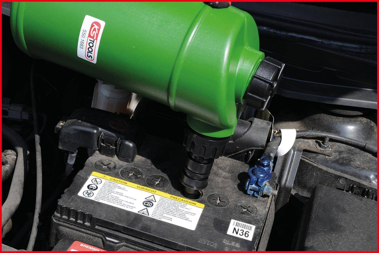 KS TOOLS Automatik-Batterie-Zellenfller 2 Liter