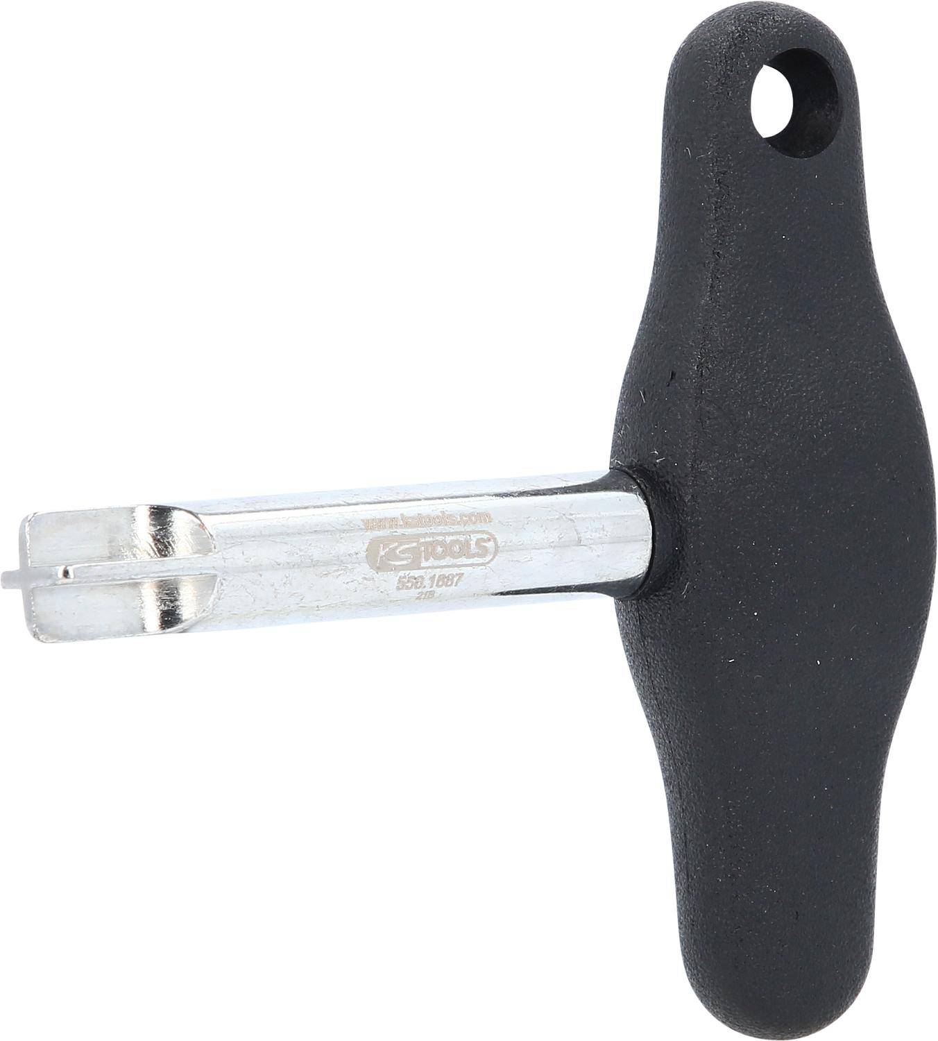 KS TOOLS Verschlussschrauben-Dreher mit Knebel, 1,8mm